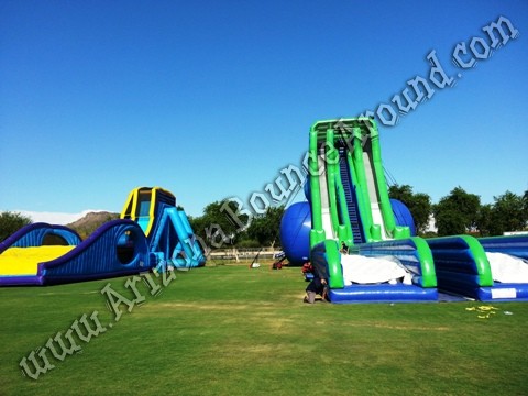 Dropkick water slide rentals